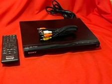 Sony DVP-SR210P DVD/CD Player w/AV Cable Remote - Tested
