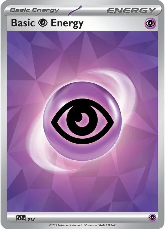 Pokemon Basic Psychic Energy (13/88) Scarlet & Violet Energies LP HOLO