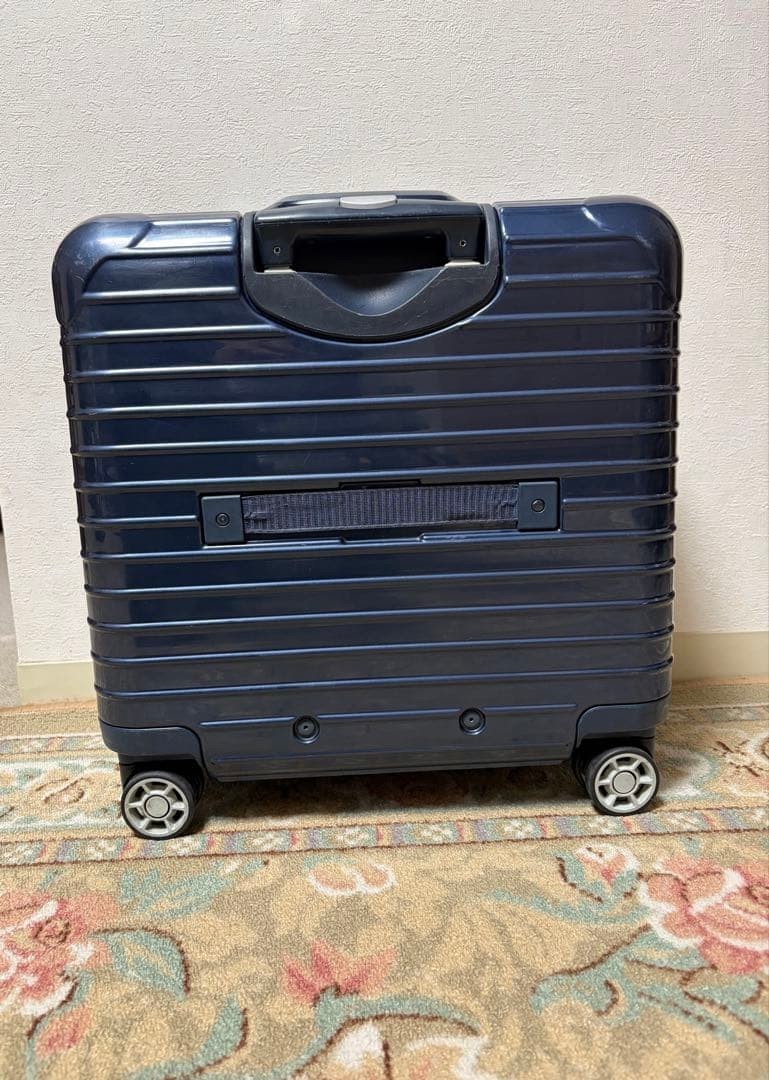 Rimowa Salsa Deluxe Navy 4 wheels Carry Case Suitcase | eBay