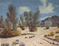 Sandra Pratt Original Painting “Desert Southwest”  canvas painting 1995