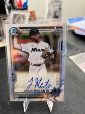 2021 Bowman Draft - Chrome Draft Pick Autographs Jordan McCants #CDA-JMC...