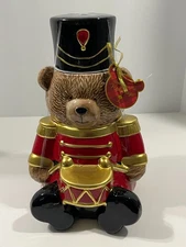 Teddy Bear Nutcracker Cookie Jar 12"