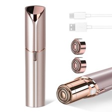 Facial Hair Removal for Women, Portable Painless Remover Champagne Gold