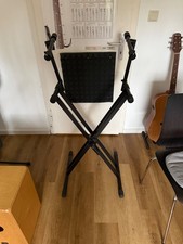 König & Meyer Keyboardständer »Rick 20«, schwarz m. Aufsatz für 2. Gerät