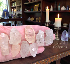 94.9 Gram Lot of Natural Rough Uncut Clear Skeletal Crystals