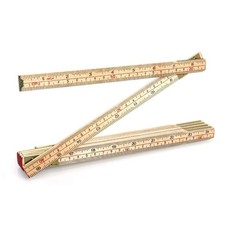Folding Wood Rule 6 Foot 6 Inch Foldable Ruler Carpenter Measuring Tool with