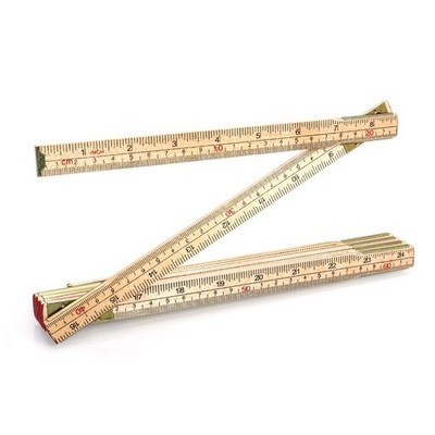 Folding Wood Rule 6 Foot 6 Inch Foldable Ruler Carpenter Measuring Tool with