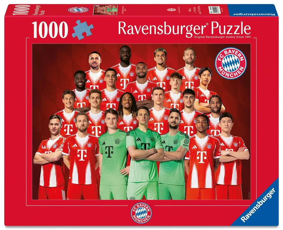 RAVENSBURGER VERLAG GMBH Erwachsenenpuzzle 1000 Teile - FC Bayern München Saison 2025/2026 | Spiel | 2025