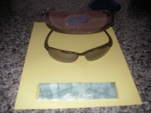 Maui Jim MAKAHA Tortoise HCL Bronze Polarized Sunglasses H405-10 VGUC