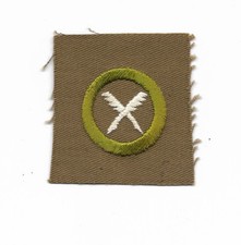 vintage square Business merit badge - Boy Scout