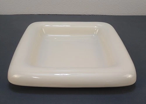 Vintage Haeger Pottery Ceramic Square Ashtray/Trinket Dish/Plant Holder USA 2177