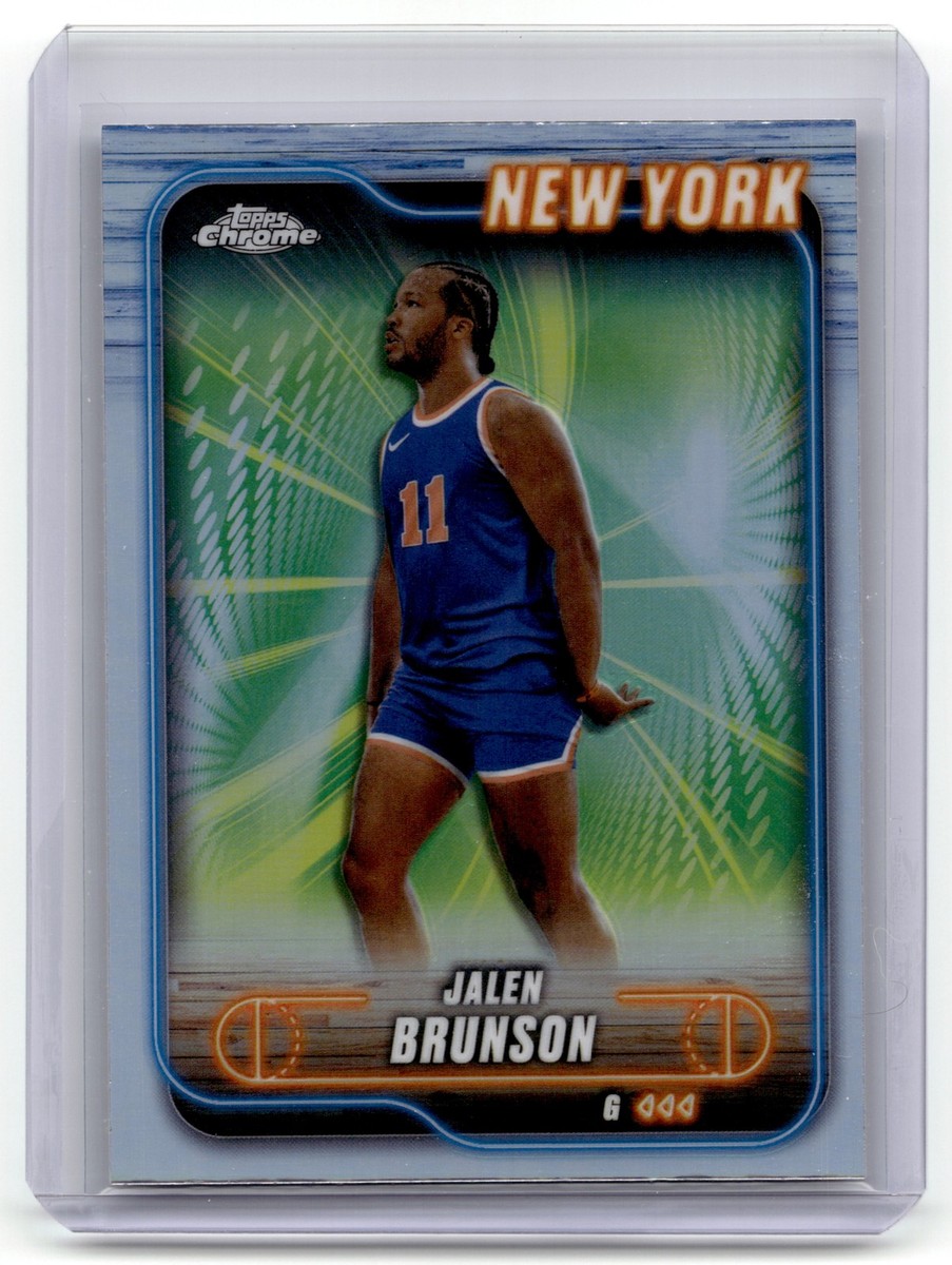 2024-25 Topps Chrome Basketball #47 Jalen Brunson Refractor | eBay