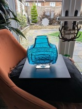 WHITEFRIARS GLASS TV VASE - 9677 KINGFISHER BLUE