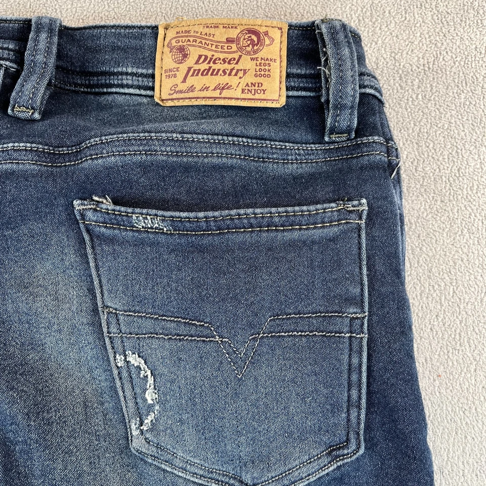 Jeans Diesel Niños 12Y Azul WAYKEE-J EE. UU. Regular Recto Envejecido Denim Niño Foto 4 de 4