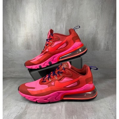 Nike Air Max 270 React Noble Red Pink AT6174-600 Womens 9.5 Sneakers