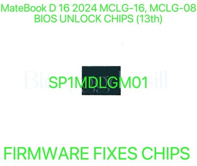 MateBook D 16 2024 MCLG-16, MCLG-08 ADMIN NO PASSWORD BIOS CHIP MB: SP1MDLGM01