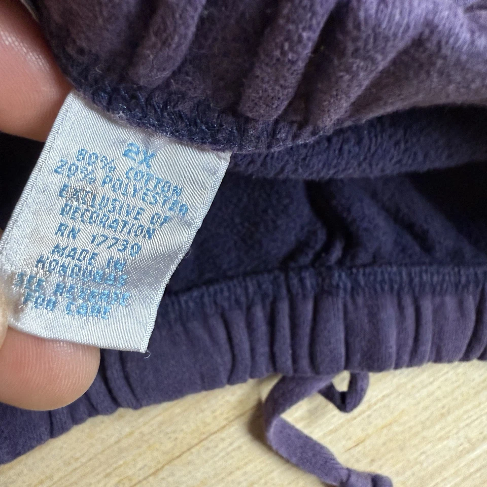 Pantalones deportivos holgados de pierna ancha vintage Y2K años 90 Pro Spirit 2XL para mujer Foto 4 de 4