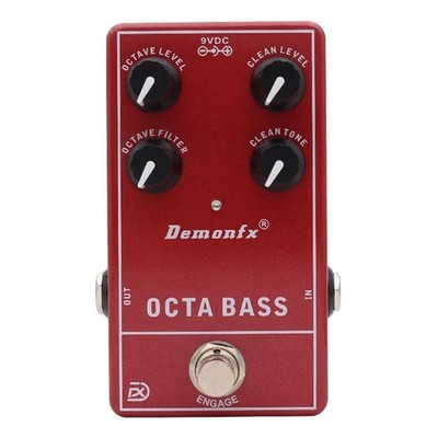 Demonfx OCTA BASS Analog Bass Octave Effect Pedal