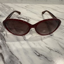 Kate Spade Catrine F S YDCHA Burgundy Havana New Sunglasses Authentic
