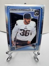2025 Panini Donruss Optic - Rated Rookie Andres Borregales #287 Holo Prizm (RC)