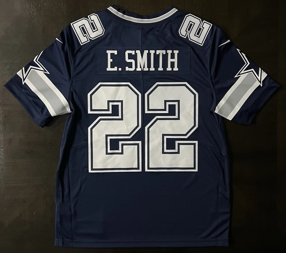 Новый Dallas ковбои Emmitt Smith #22 Nike сшитый Джерси стиль 32NM-DCLH-W1F-2TD - Изображение 2 из 3