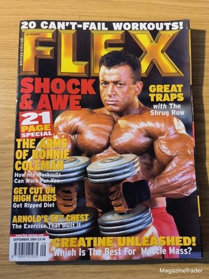 FLEX Magazine September 2004 Ronnie Coleman Arms Arnold Chest Mustafa Mohammad