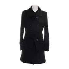 Sublevel, Mantel, Damen, Größe: S, Schwarz, Polyamid/Polyester/Wolle #5t4