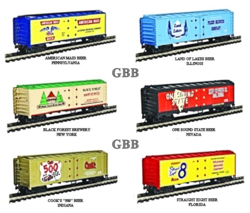 Ho Scale BEER CAR Limited Edition Advertising Car Set Model Power New 98706