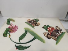 Tatouage Frogs And Mushrooms Dry Rub Transfers