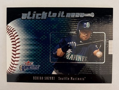 2001 Fleer Game Time Ichiro Suzuki Card# 8S Seattle Mariners HOF Great Nrmt/Mint