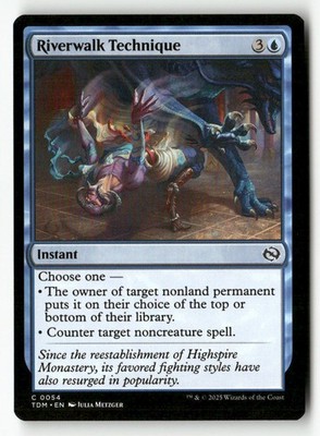 Riverwalk Technique 54 Common Tarkir: Dragonstorm Magic: The Gathering Near Mint