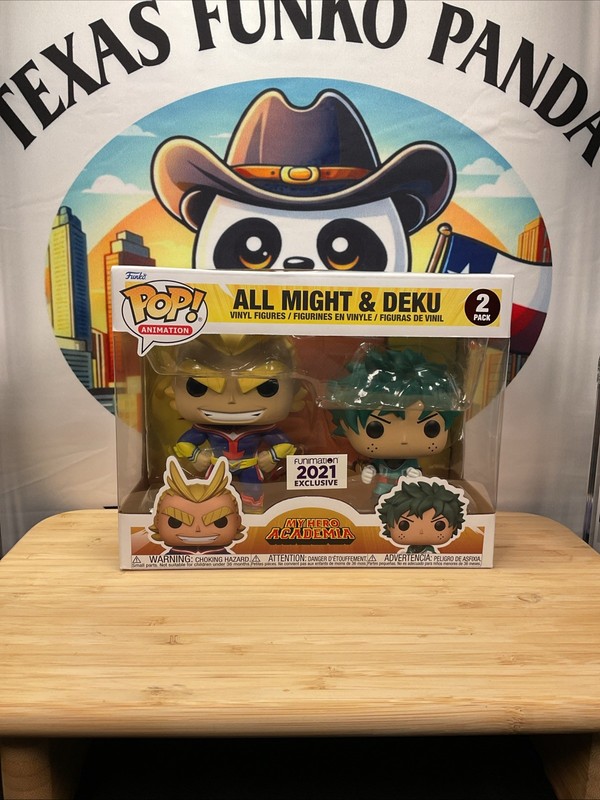 Funko Pop!: My Hero Academia - All Might & Deku - 2 Pack - Funimation