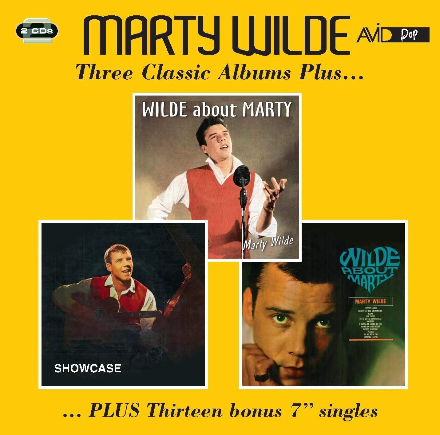 Marty Wilde Three Classic Albums Plus...2-CD NEW SEALED 2019 Remastered