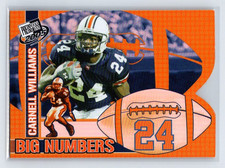 Carnell Williams 2005 Press Pass Big Numbers Die Cut Insert - Auburn Tigers