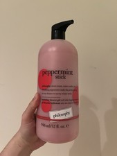 Philosophy Peppermint Stick Hydrating, Shower Gel , 32 Oz, With Pump