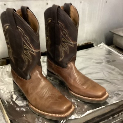 Western Leather Cowboy Boots Soto Unknown Size Approx Size 11