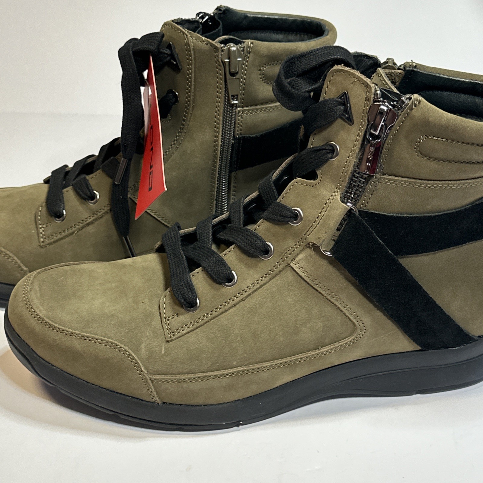 LGND Men’s Leather CALI Boot Green Size 9.5 M Lightweight Made In USA