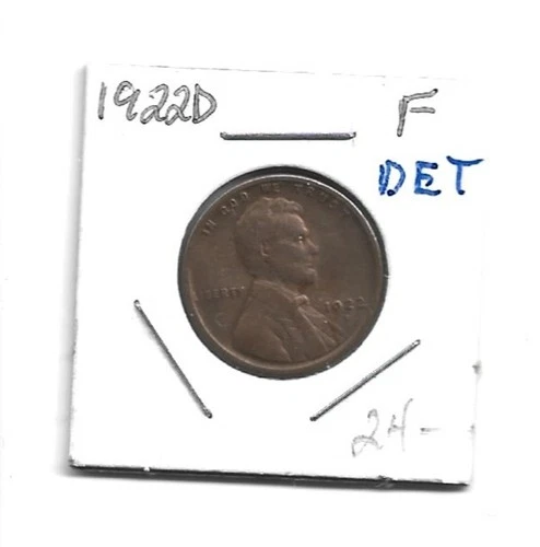 1922-D  CENT  FINE DETAILS-CLND