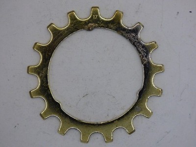 SHIMANO DURA ACE 1st GEN 17 T GOLD COG FOR 5 OR 6-SPEED FREEWHEEL - NOS