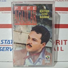 Pepe Aguilar Exitos con Banda Cassette Tape 1996 Mariachi Ranchera New Sealed