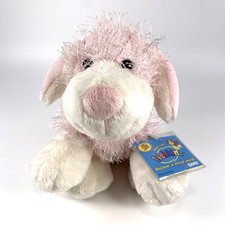Webkinz Ganz Plush HM228 Pink White Dog NEW w/ Sealed Code All Tags