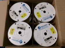 8PC ALPHA WIRE 392097 WH005 | 100 Ft Hook-Up Wire, 20 AWG, 10x30, 0.097 In