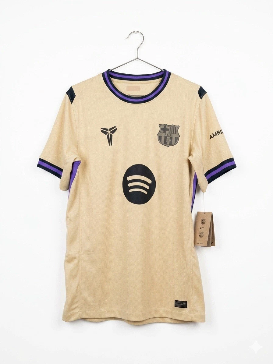 FC Barcelona Gold International Club Soccer Fan Jerseys for sale