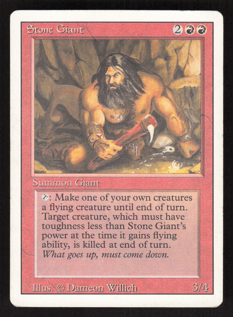 1994 Stone Giant Revised Edition MTG