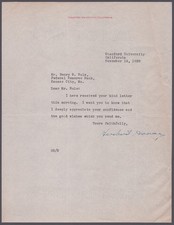 HERBERT HOOVER - TYPED LETTER SIGNED 11/14/1928