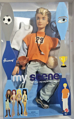 My Scene Hudson 2003 Mattel Boy Doll My City My Style Soccer Ken MIB