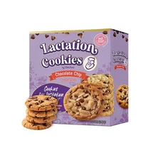 3 Pack - ChocZero Lactation Cookies, Chocolate Chip, Gluten Free, Exp: 6/2026