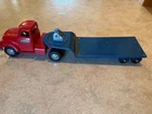Vintage 1950s Tonka Semi with Lowboy Trailer