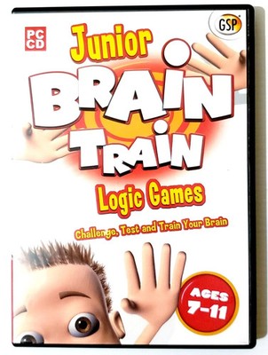Junior Gehirnzug Logikspiele Alter 7 bis 11, Windows PC pädagogisch neu & versiegelt