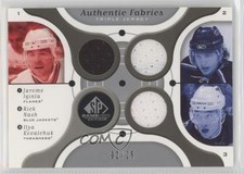 2005 SP Game Used Edition 2/25 Jarome Iginla Rick Nash Ilya Kovalchuk HOF 0uj7